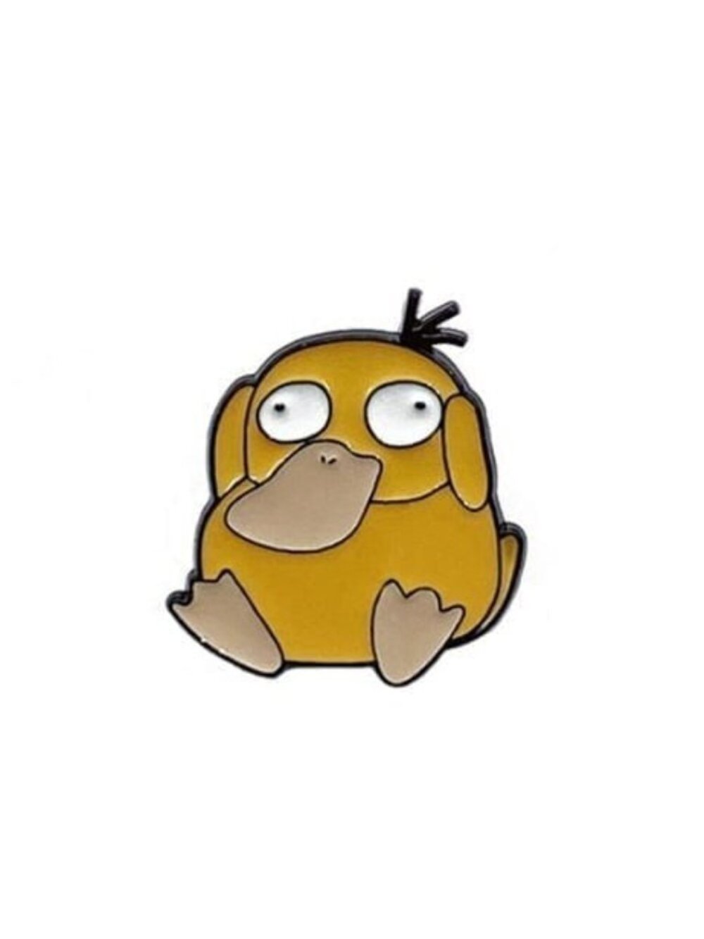 Pokemon Derpy Meme Stressed Psyduck Enamel Pin